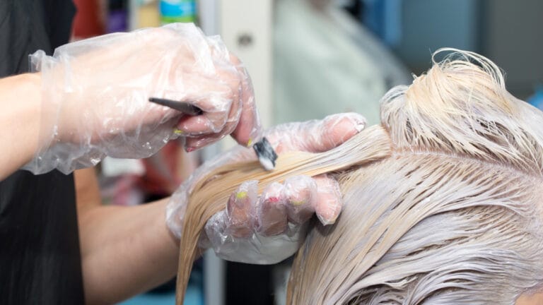 hair bleaching